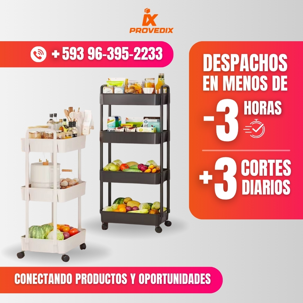 Miniatura 5 de CARRITO ORGANIZADOR - COLOR: NEGRO